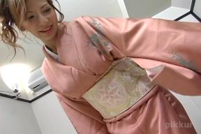 Kimono service of sexy landlady Mirai 04