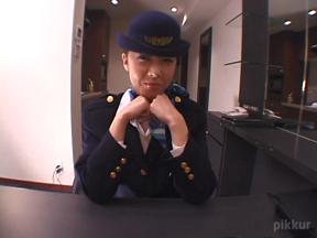 Flight Attendant Private Life Yumi Kazama 01